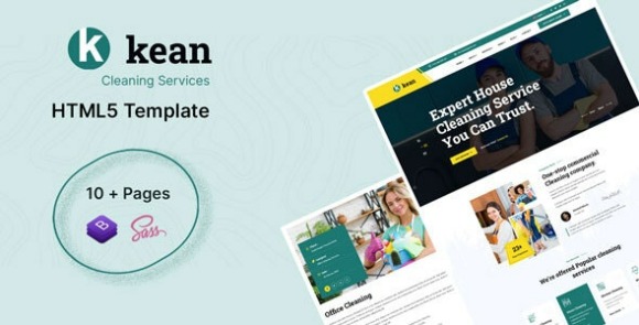 Kean Cleaning Services HTML5 Template Download