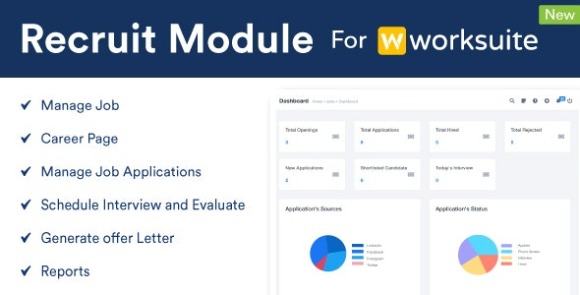 Recruit Module For Worksuite CRM Addon